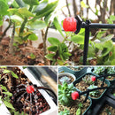 100x Adjustable Garden Drip Irrigation Nozzle Dripper Watering Sprinkler Em