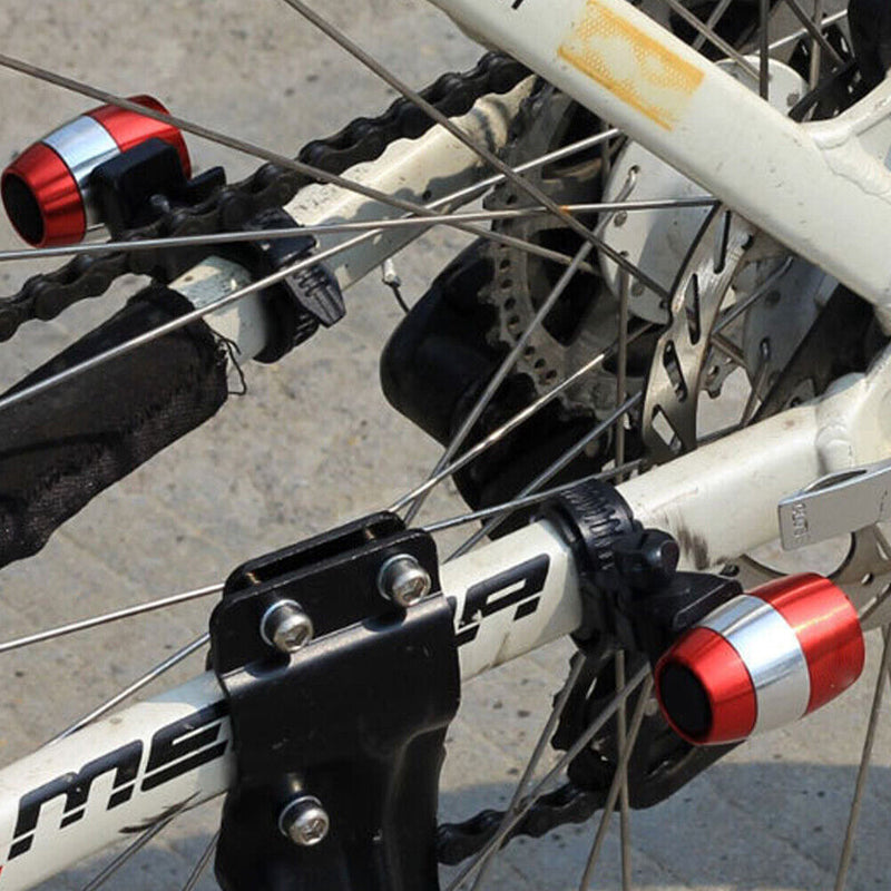 Bicycle Front Head Light 6LED MTB Fork Handlebar Safety Night Lamp (Red) Newly