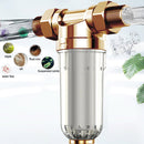 Copper Faucets Front Purifier Household Tap Water Heater Pre-Filter (25mm) Newly