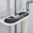 Sprinkler Frame Storage Tray Bath Soap Holder Bathroom Pole Shelf Shower Rack