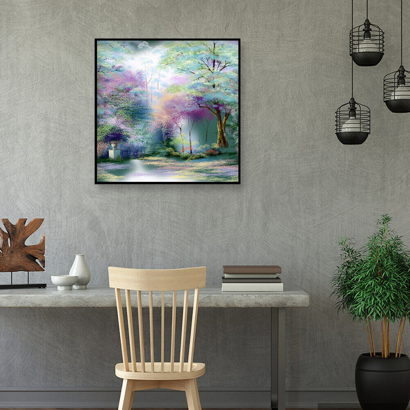 Full Round Diamond Painting Kit DIY 5D Mosaic Park Landscape Rhinestone Drawing