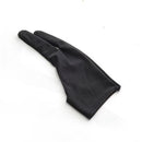 Artist Fingerless Free Size Two Finger Black Drawing Glove Anti-fouling