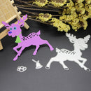 Christmas Deer Cutting Dies Stencil DIY Scrapbooking Album Paper Card-15743