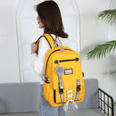 #A Casual Backpack Large-capacity Rucksack Zipper Sports Backpack for Teen Boy