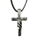 Mens Women Chain Necklace Coppers Cross Alloy Pendant UK Crucifix N4Y7