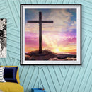 Diamond Painting 5D Full Round Drill Mosaic DIY Color Cross Wall Decoration Kit