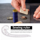Plastic Transparent Comma Shaped Curve Ruler Styling Design Ruler Sewing To