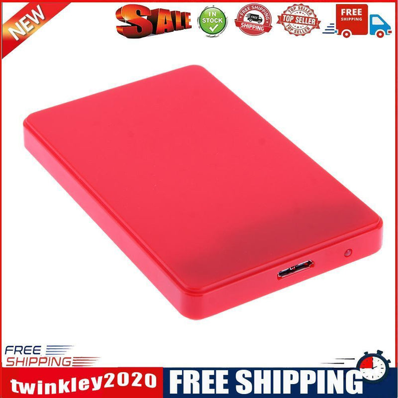 2.5in USB3.0 SATA Box 3TB HDD Hard Drive SSD External Enclosure Case (C)