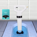 Portable Clogged Remover Toilet Plungers One Shot Floor Air Drain Dredge Newly