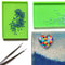 Rhinestone Painting Love Heart Shape Plastic Glitter Magnetic Painting Locato