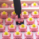 Mechanical Keyboard Shaft Key Cap Puller Switch Replace Remover Kit (Black)