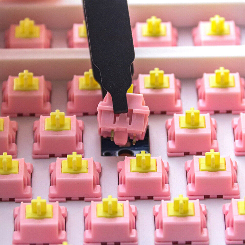 Mechanical Keyboard Shaft Key Cap Puller Switch Replace Remover Kit (Black)
