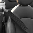 2pcs Car Seat Belt Covers Breathable Safety Belt Shoulder Pad 33cm (Black) Newly