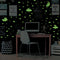 3pcs/set Waterproof Room Decals Luminous Removable Star Animal Wall Art Stickers