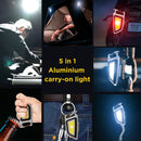 Mini Keychain Lights Portable Bright Night Lamp Aluminum Alloy Camping Equi