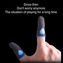 1 Pair Gaming Finger Sleeve Breathable Luminous Fingertips Cover for PUBG Games