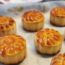 Plastic Material Mooncake Mold Flower Shape Stamps Moon Cakes Moulds DIY Baking`