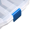 5 Compartments Storage Case Box Transparent Fishing Lure Bait Tackle Boxes