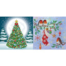 2PCS 5D DIY Part Special Shaped Drill Diamond Painting Christmas Drawing