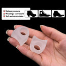2pcs SEBS Toe Separator Split Ring Pad Overlap Thumb Hallux Valgus Correcti