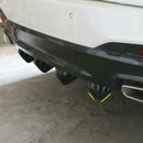 4PCS Carbon fiber Car Rear Bumper Lip Diffuser Shark Fins Splitter Accessories