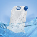 15L Foldable Portable Outdoor Camping Cooking BBQ Water Bag Carrier (Blue) Newly