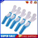 5x Alligator Hair Clips Salon Hairdressing Claw Clamp Salon Hairpins (Blue)