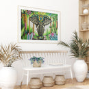 Elephant Acrylic Oil Paint By Numbers Canvas Drawing DIY Hand Painted Wall Art