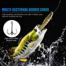 Fishing Lures Slow Sinking Multi Jointed Bionic Lures with Hook (08) Newly
