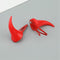 Devil Hair Barrettes Red Horns Ears Hairpin Ghost Hat Halloween Hair Clips