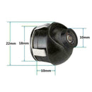 360° HD Car Rear View Reverse Back Up Camera Waterproof For F7A5