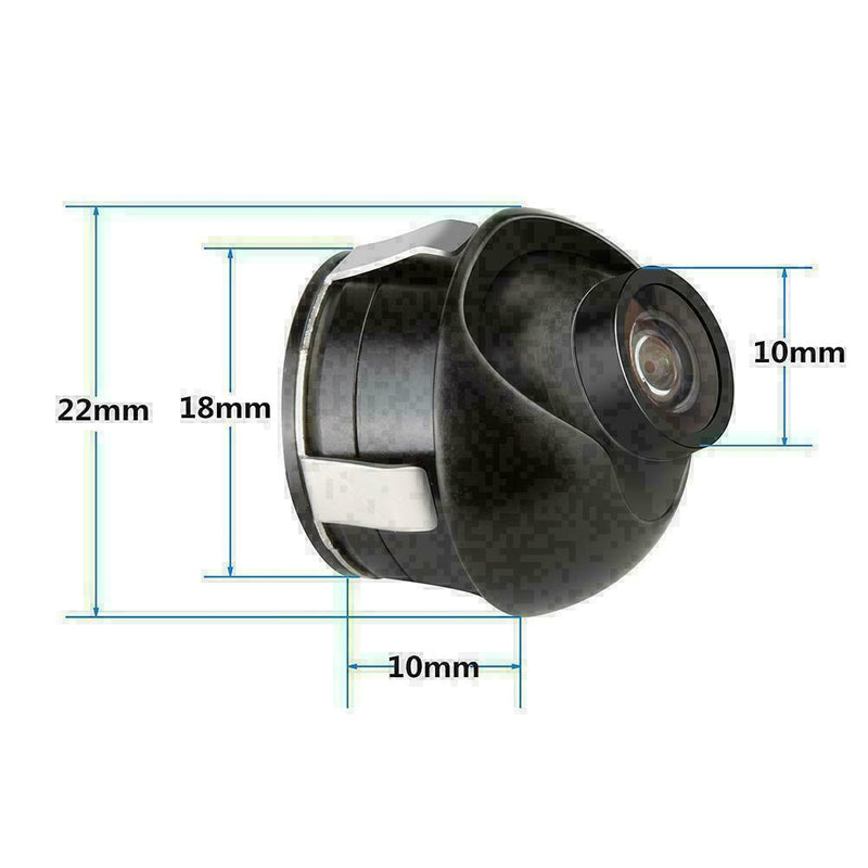 360° HD Car Rear View Reverse Back Up Camera Waterproof For F7A5