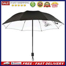 Three Folding Sunscreen Umbrellas Windproof Parasol Simple Cartoon Umbrella