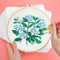 French Crochet Embroidery Drum Beading Hoop Hook with 3 Needles DIY Craft Set