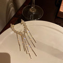 Women's Jewelry Tassel Ear Cuff Earrings Chain Ear Clips Cartilage Clip