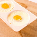Cooker Steamer Tool Draining Egg Boiler Double Cup Egg Steamer Microwave Eggs