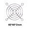 5pcs Computer Case Fan Grills Finger Guard 40mm 50mm 60mm 70mm 80mm 90mm 110mm