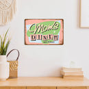 Homemade Pie Rectangular Iron Painting Metal Sign Plaque Retro Wall Poster