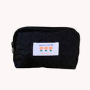 Cosmetic Bag Flower Heart Print Organizer Bag Pouches Zipper Small Beauty Cas