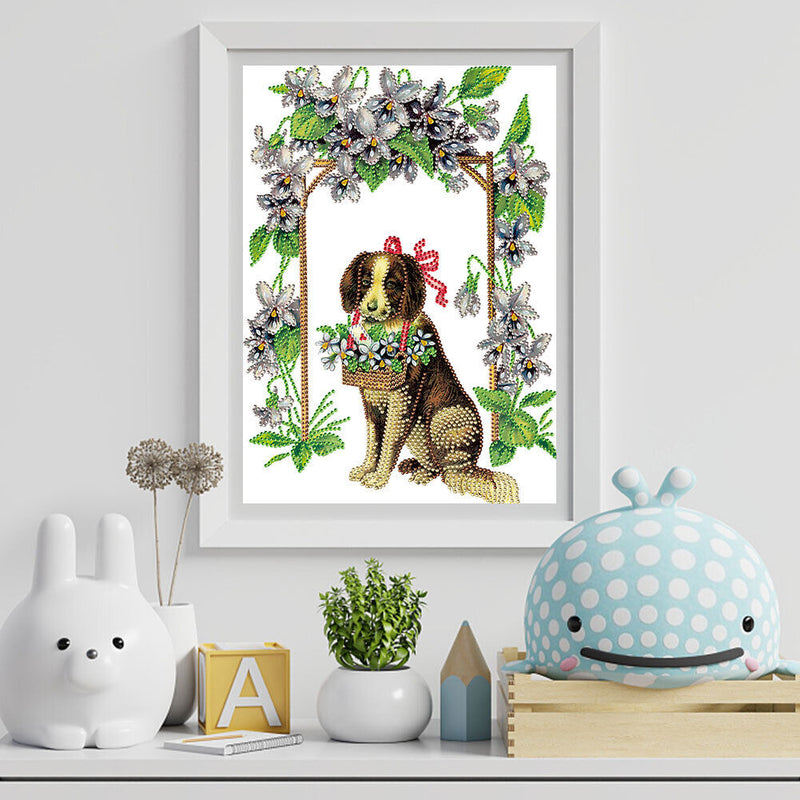 Partially Molded Diamond Painting Set English Springer Spaniel Picture