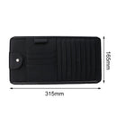 Purse Penholder CD DVD Holder Sun Visor Storage Bag Sunglasses Case Card Clip