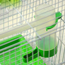 4PCS Plastic Pet Bird Automatic Drinker Feeder Water Dispenser Clip