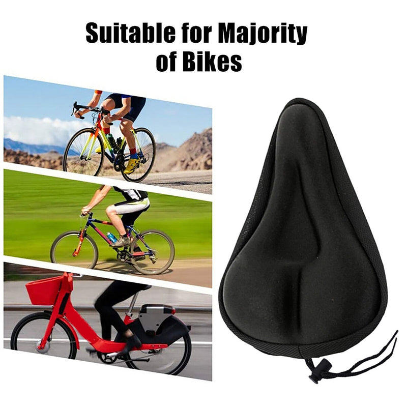 Soft Bicycle Saddle Cover Thicken Bike Seat Cushion for Women and Men Cycling