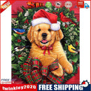 Full Round Drill DIY 5D Diamond Painting Christmas Dog Ornament Picture Kit