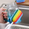 Detachable Water Bottle Cup Mug Glass Washing Sponge P0H4 T9M9 Rainb Brush F0Z5