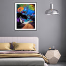 5D DIY Diamond Painting Starry Sky Girl Full Round Drill Picture Kit Wall M