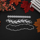 3pcs Footprint Cutting Dies Stencils Scrapbook Embossing DIY Album Cards