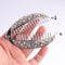 Women Fashion Headwear Crystal Hair Clip Banana Clip Ponytail Hairpin