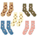 Japanese Ins Cute Creative Middle Tube Socks Cotton Socks Female Sox Stockings