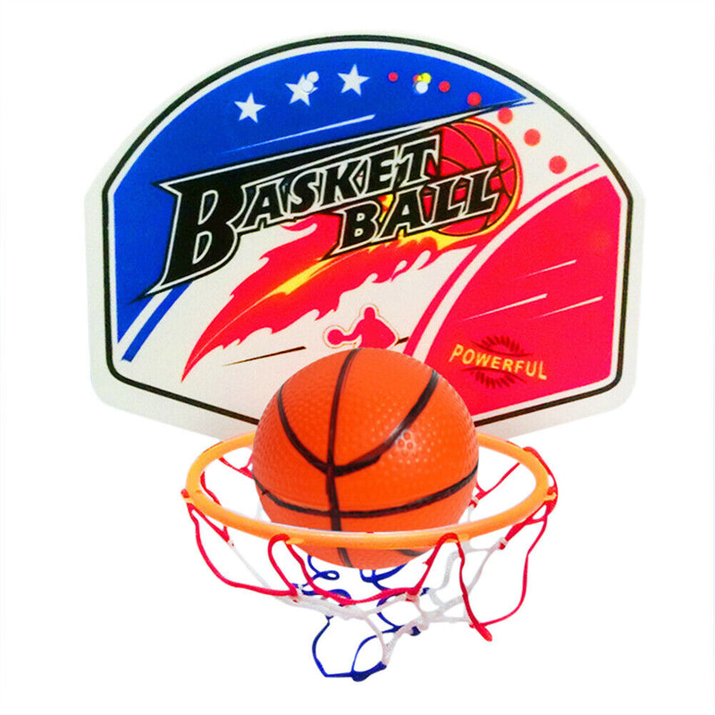 Plastic Hanging Basketball Basket Hoop Set Mini Basketball Board Frame (B) Newly